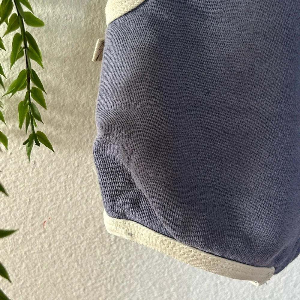 Childhoods Clothing Company retro Navy shorts, curved hems, thick terry cloth 5 - Picture 4 of 7